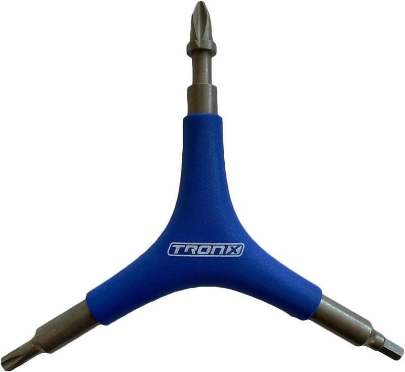 TronX Multi Pro Inline Roller Hockey Skate Tool - Rotate Wheels, Bearing Pusher and Extractor, Unscrew Helmets, Designed in USA - Image 1